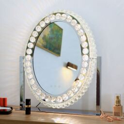 3 Color Lighting Modes Vanity Mirror in Natural - thumbnail 2