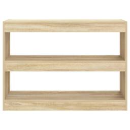 Berkfield Home Classic Book Cabinet/Room Divider Sonoma Oak 100x30x72 cm in Light Tan - Size: 100 x 30 x 72 cm - thumbnail 1