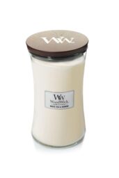 Woodwick Women's White Tea & Jasmine Large Candle - thumbnail 1