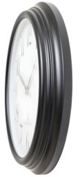 Primrose Large Black Outdoor garden Wall Clock 57cm Perfect Time Radio Controlled - thumbnail 3