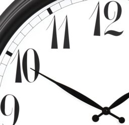 Primrose Large Black Outdoor garden Wall Clock 57cm Perfect Time Radio Controlled - thumbnail 4