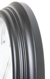 Primrose Large Black Outdoor garden Wall Clock 57cm Perfect Time Radio Controlled - thumbnail 2