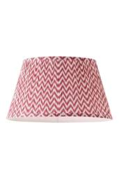 ValueLights Saffira Pleat Taper Chevron Easy Fit Pendant Lamp Shade & Bulb in Bright Pink - Size: Small - thumbnail 6