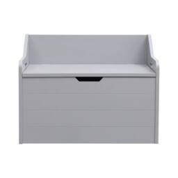Havendro WOODEN TOY BOX LARGE GREY STORAGE UNIT KIDS TOYS - Size: 100 cm - thumbnail 1