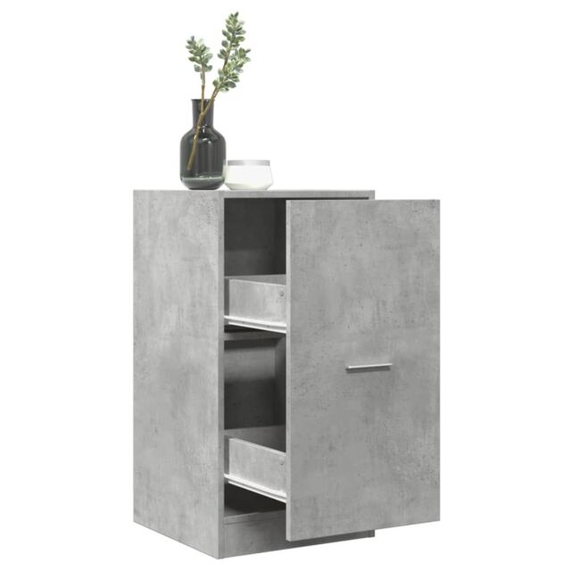 Berkfield Home Apothecary Cabinet Concrete Grey 40x41x77.5 cm Engineered Wood - image 1