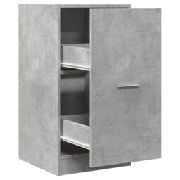 Berkfield Home Apothecary Cabinet Concrete Grey 40x41x77.5 cm Engineered Wood - thumbnail 2