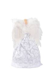 Living and Home Angel Christmas Tree Topper with LED Lights Home Decor in White - thumbnail 5