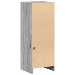 Berkfield Home Sideboard with LED Grey Sonoma 38x34x100 cm Engineered Wood - Size: 38 x 34 x 100 cm - thumbnail 8
