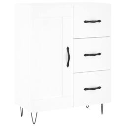 Berkfield Home Highboard White 69.5x34x180 cm Engineered Wood - thumbnail 7