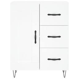 Berkfield Home Highboard White 69.5x34x180 cm Engineered Wood - thumbnail 8