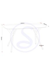 Seconique Athens Rectangular Dining Table in Charcoal - thumbnail 5