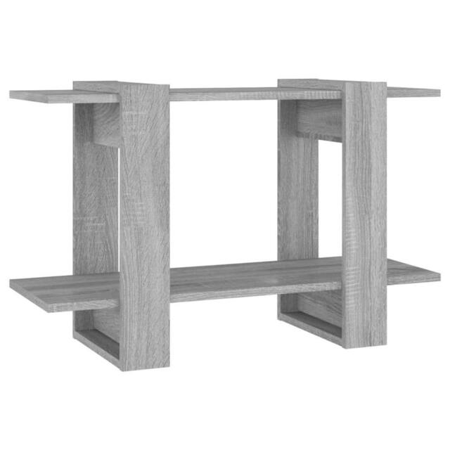 Berkfield Home Book Cabinet/Room Divider Grey Sonoma 80x30x51 cm - Size: 80 x 30 x 51 cm - image 1