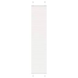 Berkfield Home Pleated Blind White 40x200 cm Fabric Width 39.4 cm Polyester - thumbnail 2