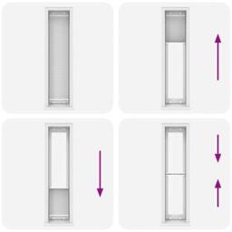 Berkfield Home Pleated Blind White 40x200 cm Fabric Width 39.4 cm Polyester - thumbnail 7