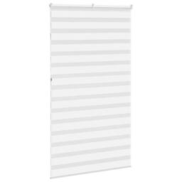 Berkfield Home Elegant Zebra Blind White 130x230 cm Fabric Width 125.9 cm Polyester - thumbnail 4
