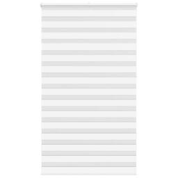 Berkfield Home Elegant Zebra Blind White 130x230 cm Fabric Width 125.9 cm Polyester - thumbnail 2