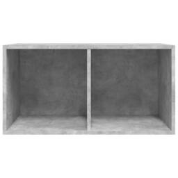Berkfield Home Vinyl Storage Box Concrete Grey 71x34x36 cm Engineered Wood - Size: 71 x 34 x 36 cm - thumbnail 6