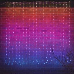 ValueLights 2M x 2M Smart Colour Changing RGBIC Neon Curtain String Lights With Music Sync & App - thumbnail 4