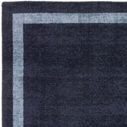 The Rug Shop UK Blue Handmade Easy to clean Plain Border Area Rug - Size: 160 cm x 230 cm - thumbnail 3