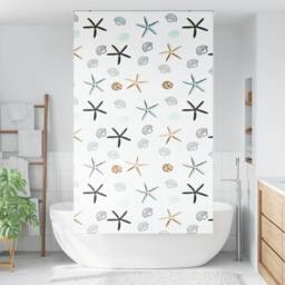 Berkfield Home Shower Roller Blind 140x240 cm Fabric Width 136 cm in White