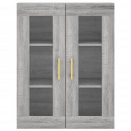 Berkfield Home Highboard Grey Sonoma 69.5x34x180 cm Engineered Wood - thumbnail 6