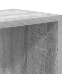 Berkfield Home Durable Bookcase Grey Sonoma 31x24x52 cm Engineered Wood - Size: 31 x 24 x 52 cm - thumbnail 9