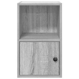 Berkfield Home Durable Bookcase Grey Sonoma 31x24x52 cm Engineered Wood - Size: 31 x 24 x 52 cm - thumbnail 5
