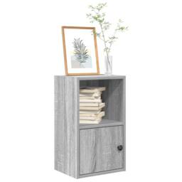 Berkfield Home Durable Bookcase Grey Sonoma 31x24x52 cm Engineered Wood - Size: 31 x 24 x 52 cm - thumbnail 2