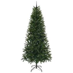 Berkfield Home Artificial Christmas Tree with 300 LEDs Green 240 cm PE & PVC - thumbnail 4