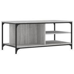 Berkfield Home Decorative Coffee Table Grey Sonoma 100x50x45 cm Engineered Wood - Size: 100 x 50 x 45 cm - thumbnail 6