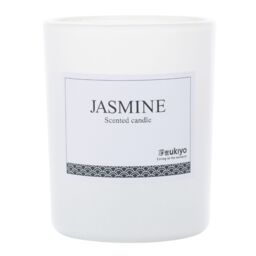 Ukiyo Jasmine Bamboo Scented Candle in White - thumbnail 1
