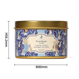 Peter Rabbit Blueberry Pie Scented Tin Candle 1 Wick 25hr Burn in Blue - Size: Small - thumbnail 3