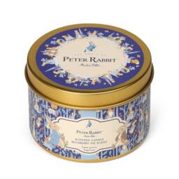 Peter Rabbit Blueberry Pie Scented Tin Candle 1 Wick 25hr Burn in Blue - Size: Small - thumbnail 2