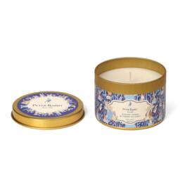 Peter Rabbit Blueberry Pie Scented Tin Candle 1 Wick 25hr Burn in Blue - Size: Small