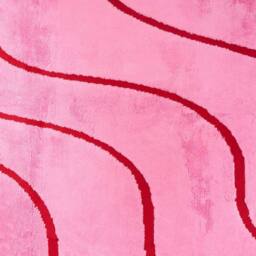 OHS Tufted Contour Rug Soft Floor Carpet Non Slip Area Mat in Bright Pink - Size: 80 cm x 150 cm - thumbnail 6