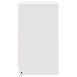Berkfield Home Stylish Bedside Cabinet with LED Lights White Engineered Wood - thumbnail 7