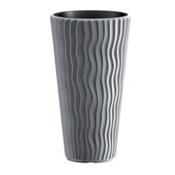 EONLION Stone Grey 1x Plant Pot Flower Planter Indoor Outdoor - thumbnail 1