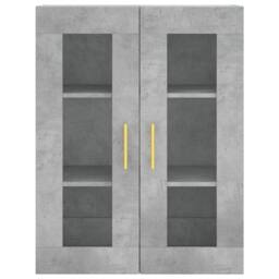 Berkfield Home Highboard Concrete Grey 69.5x34x180 cm Engineered Wood - thumbnail 6