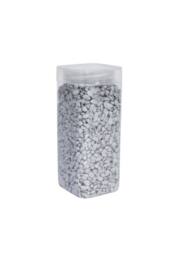KDMD 4-6mm Silver Pebbles in Square Jar 900gr 3 Pack - thumbnail 2