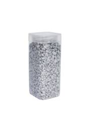 KDMD 4-6mm Silver Pebbles in Square Jar 900gr 3 Pack