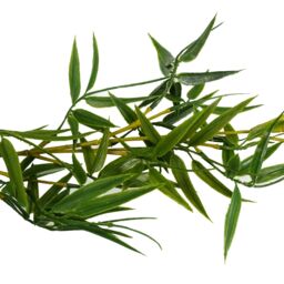Leaf 180cm Artificial Bamboo Hanging Garland in Green - thumbnail 2