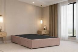 "Nexus Mattresses Ltd Windsor Plush Divan 2 Drawers Foot-End 54""Winged Headboard in Bronze - Size: King" - thumbnail 7