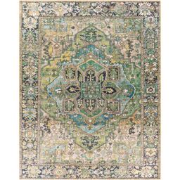 Livabliss Iris-Vintage Red Blue Beige Green Traditional Boho Living Dining Bedroom Rug - Size: 150 cm x 230 cm - thumbnail 2