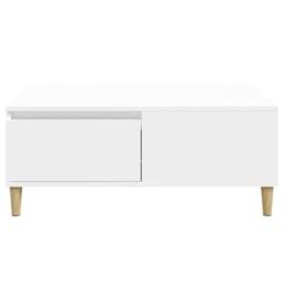 Berkfield Home Decorative Coffee Table White 90x50x36.5 cm Engineered Wood - thumbnail 7