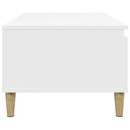 Berkfield Home Decorative Coffee Table White 90x50x36.5 cm Engineered Wood - thumbnail 8