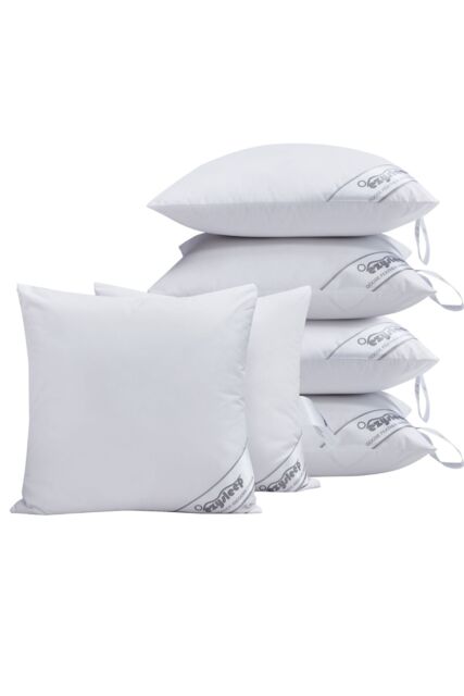 Ezysleep X2 Goose Feather & Down Cushion Inner Pads in White - Size: 45 cm x 45 cm - image 1