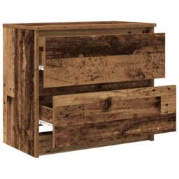 Berkfield Home TV Cabinet Old Wood 60x35x54 cm Engineered Wood in Brown - Size: 60 x 35 x 54 cm - thumbnail 5