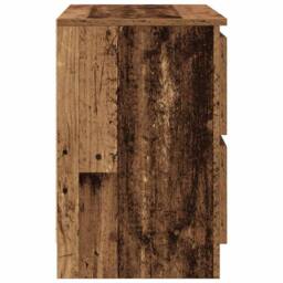 Berkfield Home TV Cabinet Old Wood 60x35x54 cm Engineered Wood in Brown - Size: 60 x 35 x 54 cm - thumbnail 7