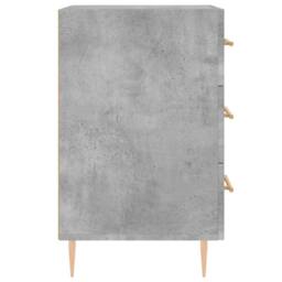 Berkfield Home Modern Bedside Cabinet Concrete Grey 40x40x66 cm Engineered Wood - Size: 40 x 40 x 66 cm - thumbnail 6