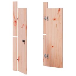 Berkfield Home Outdoor Kitchen Doors 2 pcs 50x9x82 cm Solid Wood Douglas Fir in Brown - Size: 50 x 9 x 82 cm - thumbnail 3